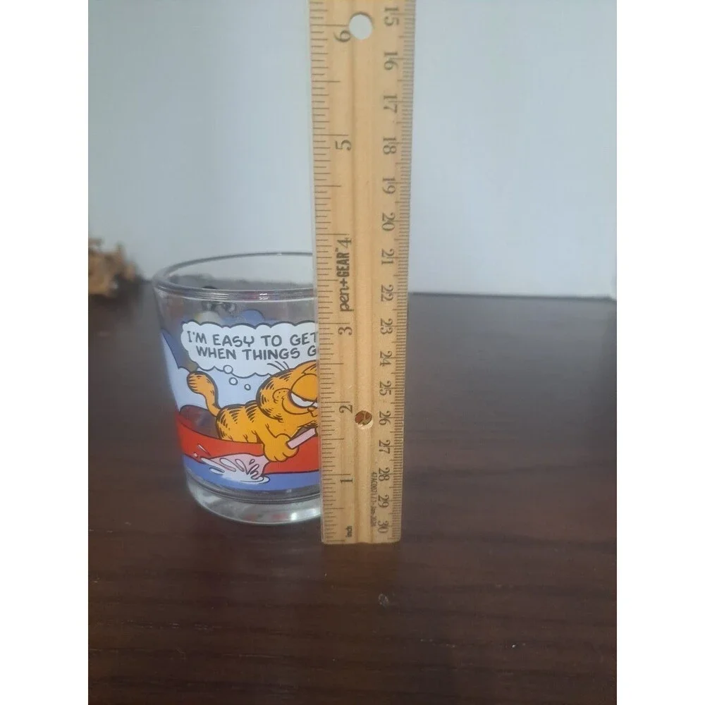 1978 McDonalds Anchor Hocking Garfield And Odie Im Easy To Get Along With Mug